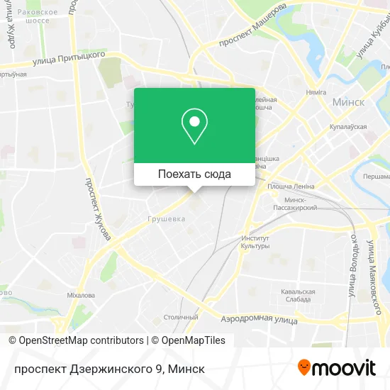 Карта проспект Дзержинского 9