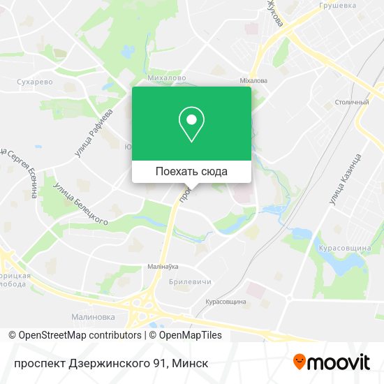 Карта проспект Дзержинского 91