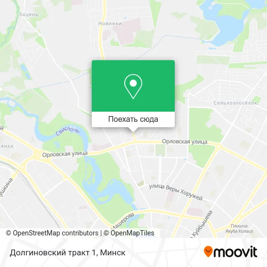 Карта Долгиновский тракт 1