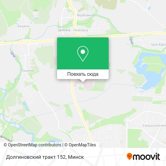 Карта Долгиновский тракт 152