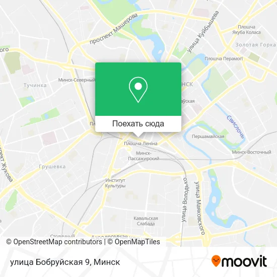 Карта улица Бобруйская 9