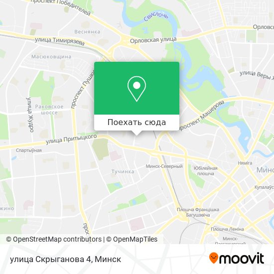 Карта улица Скрыганова 4