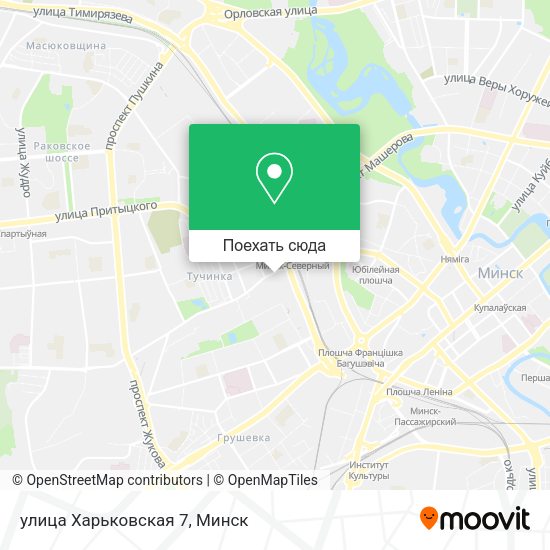 Карта улица Харьковская 7