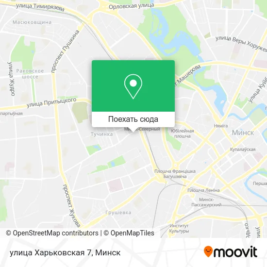 Карта улица Харьковская 7