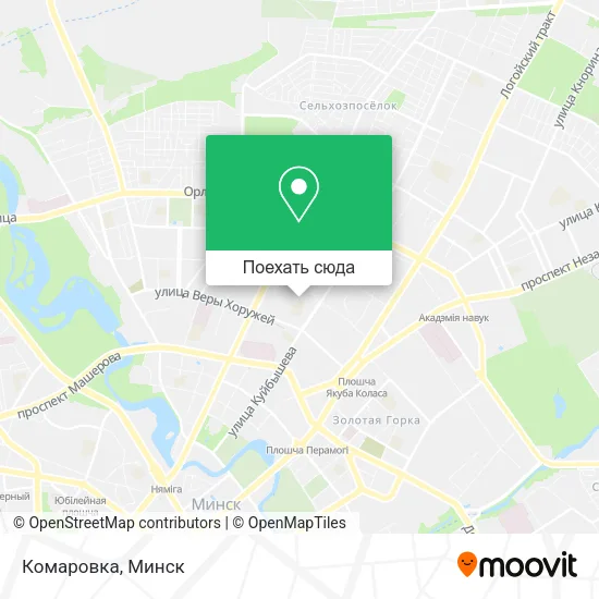 Карта Комаровка
