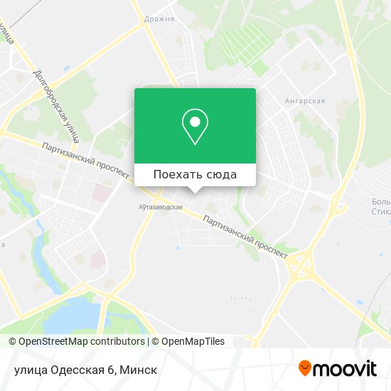 Карта улица Одесская 6