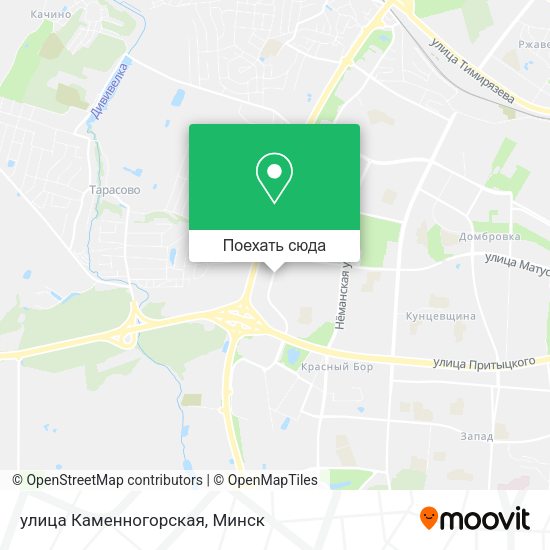 Карта улица Каменногорская