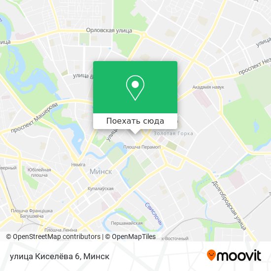 Карта улица Киселёва 6