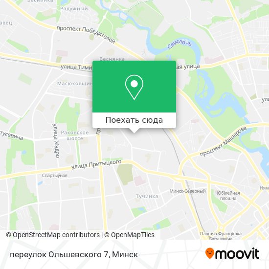 Карта переулок Ольшевского 7