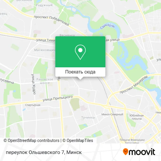 Карта переулок Ольшевского 7
