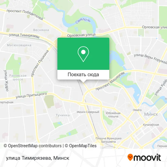 Карта улица Тимирязева