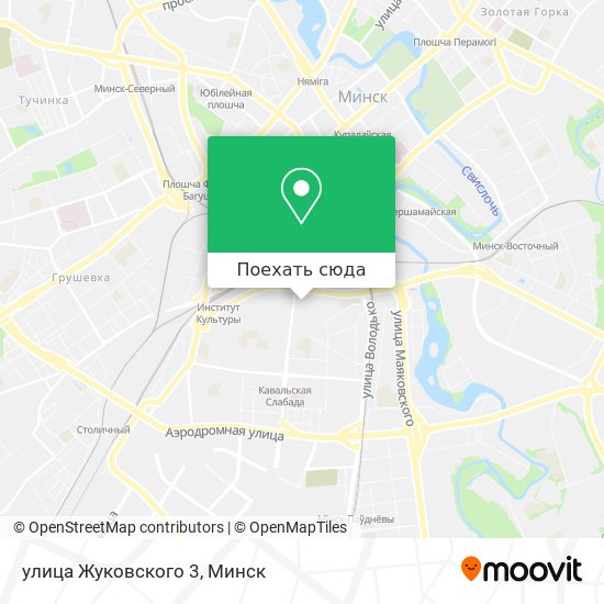 Карта улица Жуковского 3