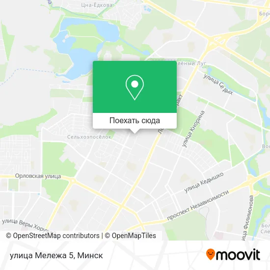 Карта улица Мележа 5