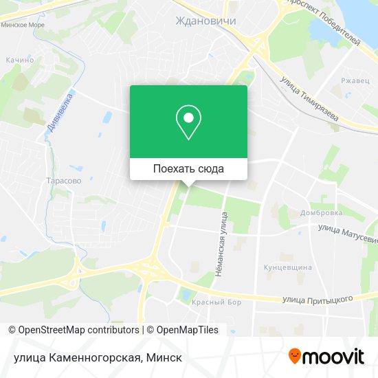 Карта улица Каменногорская