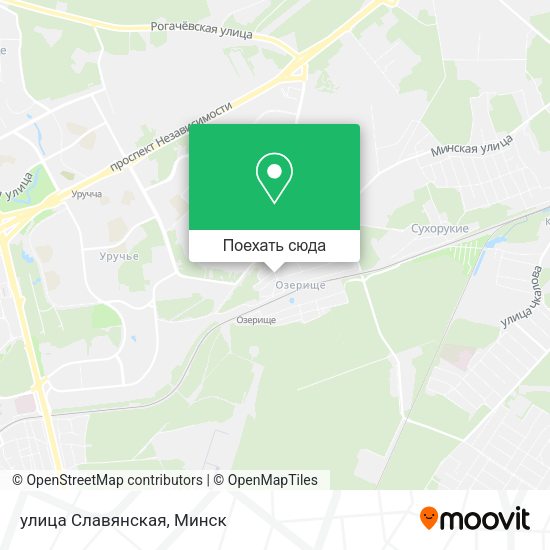 Карта улица Славянская