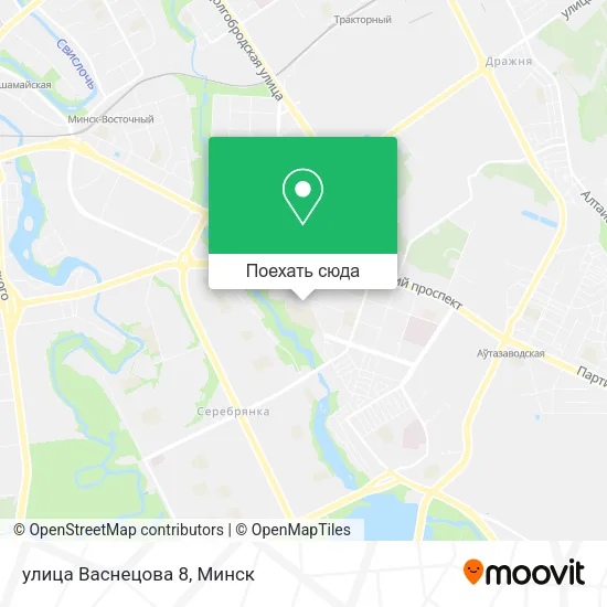 Карта улица Васнецова 8