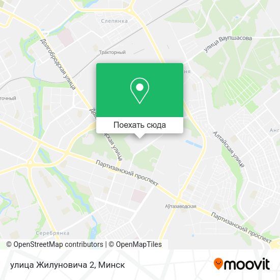 Карта улица Жилуновича 2