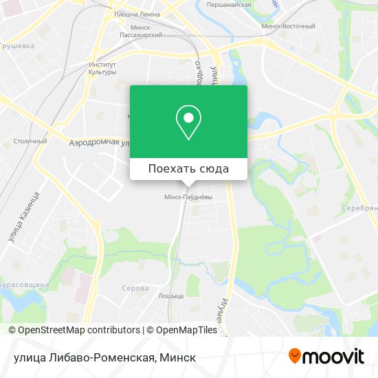 Карта улица Либаво-Роменская