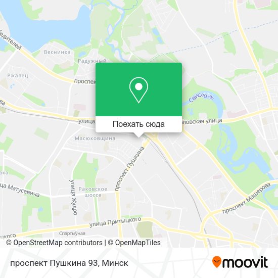 Карта проспект Пушкина 93