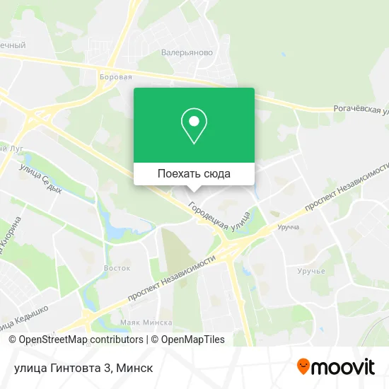 Карта улица Гинтовта 3