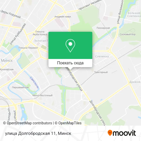 Карта улица Долгобродская 11