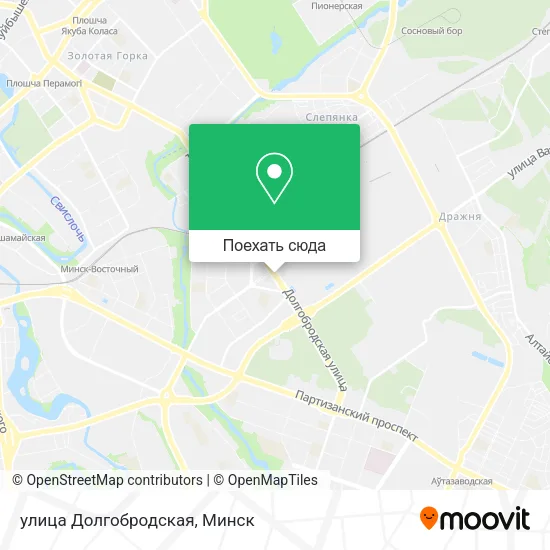 Карта улица Долгобродская