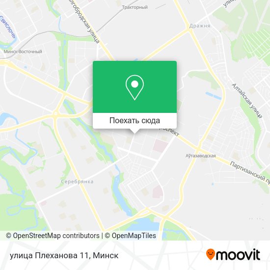 Карта улица Плеханова 11