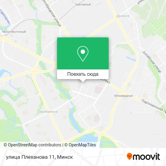Карта улица Плеханова 11