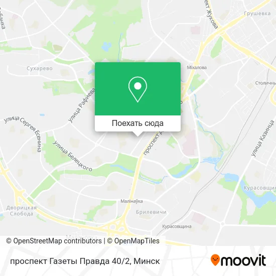 Карта проспект Газеты Правда 40/2