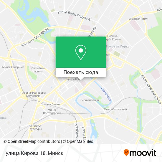 Карта улица Кирова 18