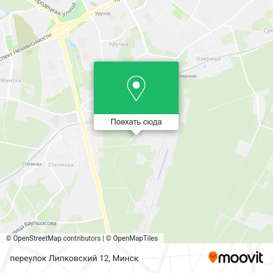 Карта переулок Липковский 12