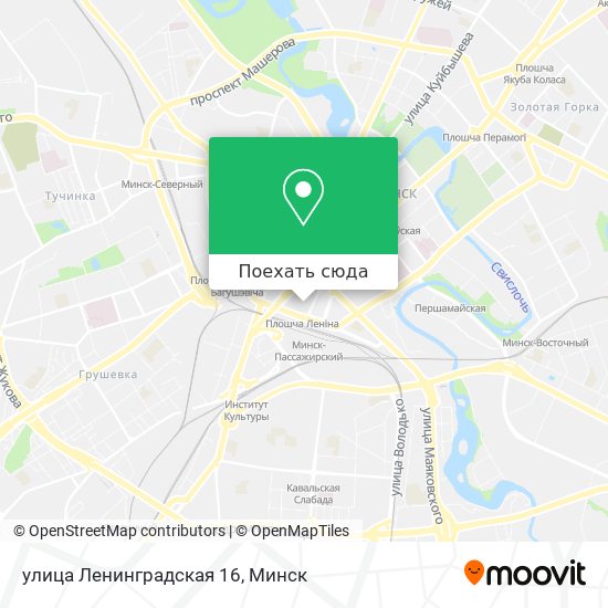 Карта улица Ленинградская 16