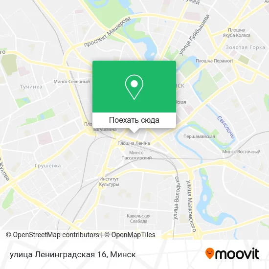 Карта улица Ленинградская 16