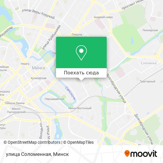 Карта улица Соломенная
