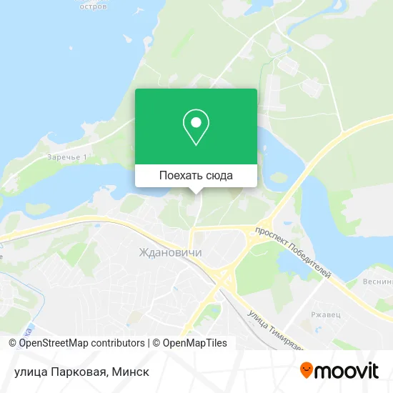 Карта улица Парковая