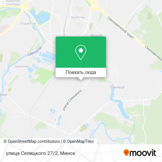 Карта улица Селицкого 27/2
