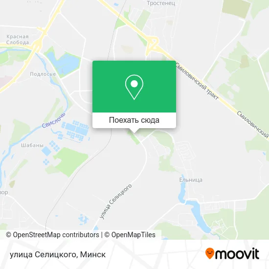 Карта улица Селицкого