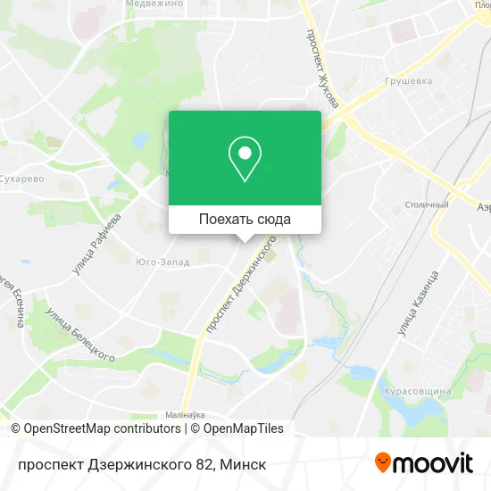 Карта проспект Дзержинского 82