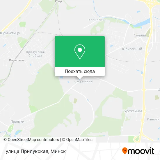 Карта улица Прилукская