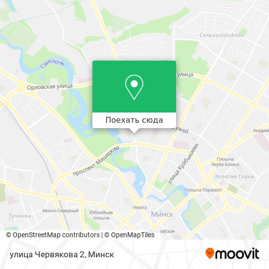Карта улица Червякова 2