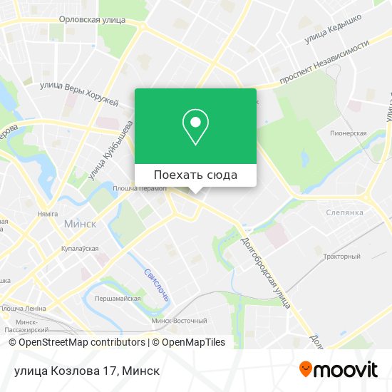 Карта улица Козлова 17