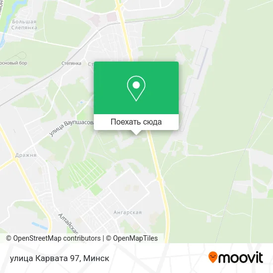 Карта улица Карвата 97