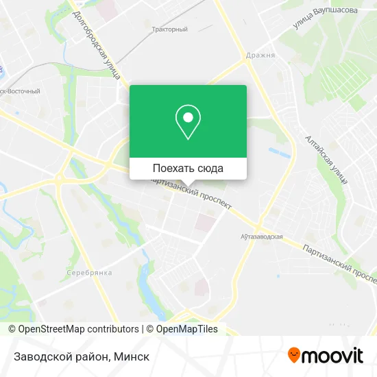Карта Заводской район