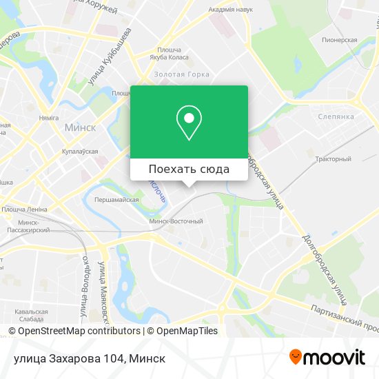 Карта улица Захарова 104