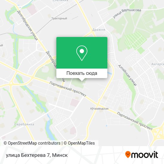 Карта улица Бехтерева 7