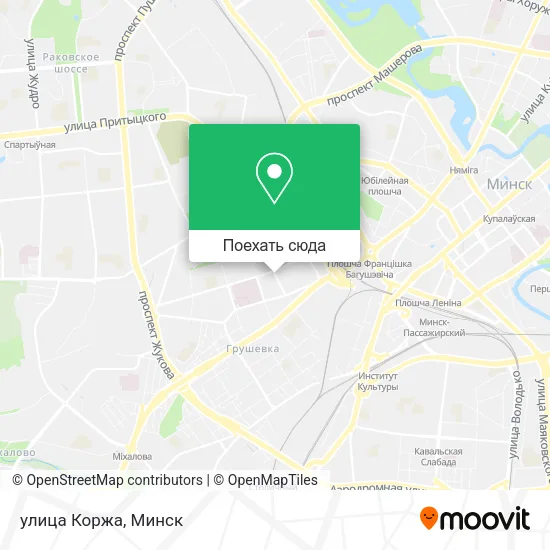 Карта улица Коржа