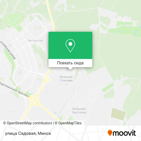 Карта улица Садовая
