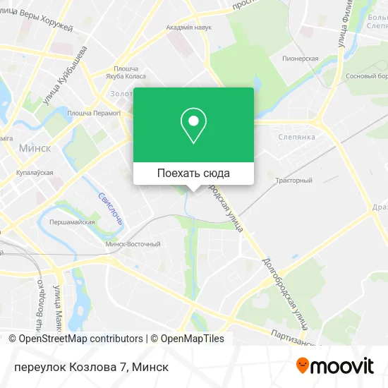 Карта переулок Козлова 7
