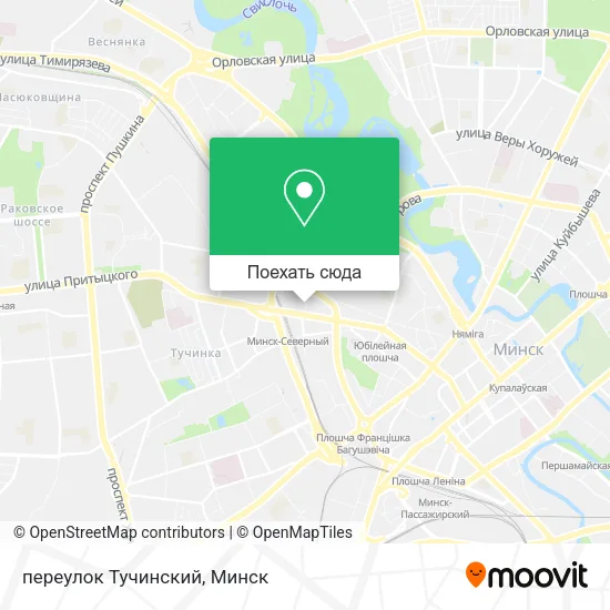 Карта переулок Тучинский