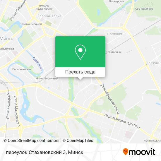 Карта переулок Стахановский 3